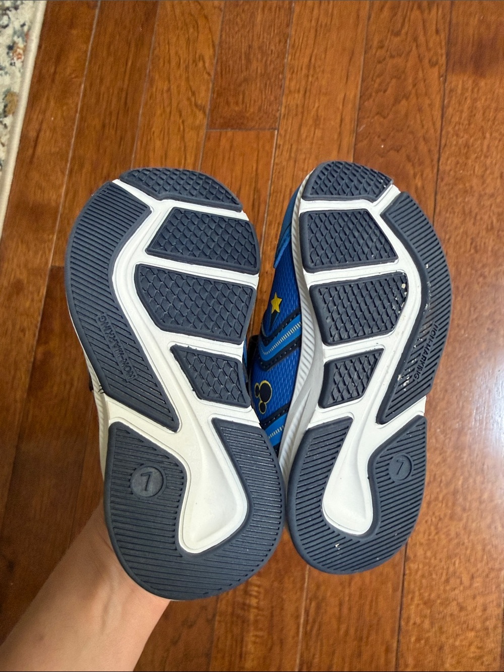 Kids Blue Athletic Sneakers - Picture 3 of 3